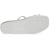 image:imageCrocs Womens Miami Toe Loop Sandals  Square Toe Flat  Flexible Straps  Croslite Foam FootbedMetallic Silver