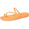 image:imageCrocs Womens Miami Toe Loop Sandals  Square Toe Flat  Flexible Straps  Croslite Foam FootbedOrangesicle