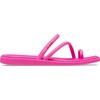 image:imageCrocs Womens Miami Toe Loop Sandals  Square Toe Flat  Flexible Straps  Croslite Foam FootbedPink Crush