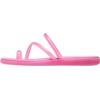 image:imageCrocs Womens Miami Toe Loop Sandals  Square Toe Flat  Flexible Straps  Croslite Foam FootbedPink Lemonade Jelly