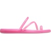 image:imageCrocs Womens Miami Toe Loop Sandals  Square Toe Flat  Flexible Straps  Croslite Foam FootbedPink Lemonade Jelly