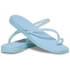 image:imageCrocs Womens Miami Toe Loop Sandals  Square Toe Flat  Flexible Straps  Croslite Foam FootbedSky Blue Jelly
