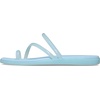 image:imageCrocs Womens Miami Toe Loop Sandals  Square Toe Flat  Flexible Straps  Croslite Foam FootbedSky Blue Jelly