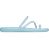 image:imageCrocs Womens Miami Toe Loop Sandals  Square Toe Flat  Flexible Straps  Croslite Foam FootbedSky Blue Jelly