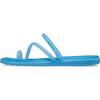 image:imageCrocs Womens Miami Toe Loop Sandals  Square Toe Flat  Flexible Straps  Croslite Foam FootbedTinted Glass