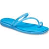 image:imageCrocs Womens Miami Toe Loop Sandals  Square Toe Flat  Flexible Straps  Croslite Foam FootbedTinted Glass