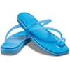 image:imageCrocs Womens Miami Toe Loop Sandals  Square Toe Flat  Flexible Straps  Croslite Foam FootbedTinted Glass