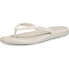 image:imageCrocs Womens Miami Round Toe Flip Flops  Flexible Straps  360 Degree Comfort  Croslite Foam FootbedAlmond TintLeopard