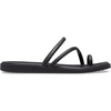 image:imageCrocs Womens Miami Toe Loop Sandals  Square Toe Flat  Flexible Straps  Croslite Foam FootbedBlack