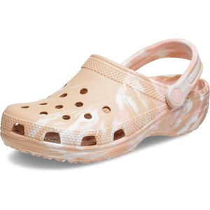 image:imageCrocs UnisexAdult Classic Marbled Tiedye ClogChaiPink Rose
