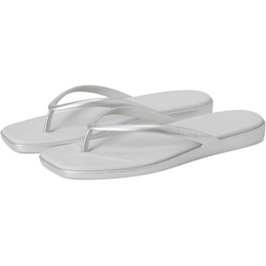 image:imageCrocs Womens Miami Flip Flops  Square Toe Flat  360 Degree Comfort  Croslite Foam FootbedSilver