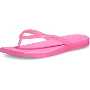 image:imageCrocs Womens Miami Round Toe Flip Flops  Flexible Straps  360 Degree Comfort  Croslite Foam FootbedPink Lemonade Jelly