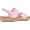 image:imageCrocs Girls Brooklyn Sandals Little KidBig KidPink MilkCashew