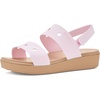 image:imageCrocs Girls Brooklyn Sandals Little KidBig KidPink MilkCashew
