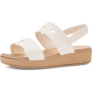 image:imageCrocs Girls Brooklyn Sandals Little KidBig KidChalkCashew
