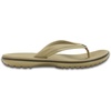 image:imageCrocs Unisex Adult Crocband Flip Flop SandalTumbleweedEspresso