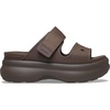 image:imageCrocs Womens Soho TwoStrap Sandals  24 Inch Platform  LiteRide SinkIn Footbed  Adjustable Upper StrapCoff Coffee