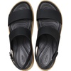 image:imageCrocs Brooklyn Sky Sandals Wedge SandalsBlackCashew