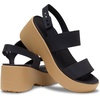 image:imageCrocs Brooklyn Sky Sandals Wedge SandalsBlackCashew