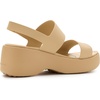 image:imageCrocs Brooklyn Sky Sandals Wedge SandalsCashew