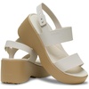 image:imageCrocs Brooklyn Sky Sandals Wedge SandalsFrappeCashew