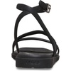 image:imageCrocs Womens Miami Ankle Strap Sandals  Adjustable Heel Strap  360 Degree Comfort Croslite Foam FootbedBlack