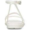 image:imageCrocs Womens Miami Ankle Strap Sandals  Adjustable Heel Strap  360 Degree Comfort Croslite Foam FootbedChalk
