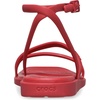 image:imageCrocs Womens Miami Ankle Strap Sandals  Adjustable Heel Strap  360 Degree Comfort Croslite Foam FootbedCourt Red