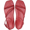 image:imageCrocs Womens Miami Ankle Strap Sandals  Adjustable Heel Strap  360 Degree Comfort Croslite Foam FootbedCourt Red