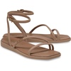 image:imageCrocs Womens Miami Ankle Strap Sandals  Adjustable Heel Strap  360 Degree Comfort Croslite Foam FootbedMilk Chocolate