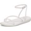 image:imageCrocs Womens Miami Ankle Strap Sandals  Adjustable Heel Strap  360 Degree Comfort Croslite Foam FootbedChalk