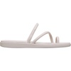 image:imageCrocs Womens Miami Toe Loop Sandals  Square Toe Flat  Flexible Straps  Croslite Foam FootbedCocoa Cream