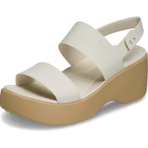 image:imageCrocs Brooklyn Sky Sandals Wedge SandalsFrappeCashew