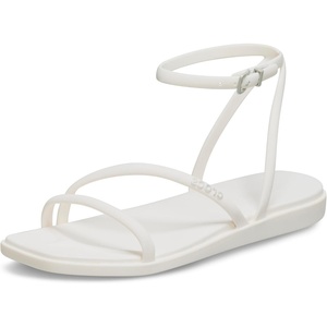 image:imageCrocs Womens Miami Ankle Strap Sandals  Adjustable Heel Strap  360 Degree Comfort Croslite Foam FootbedChalk