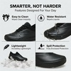 image:imageCrocs Mens Bistro Work Sneaker  Enclosed Toe  Slip Resistant  All Day ComfortSummit White