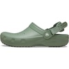image:imageCrocs UnisexAdult Classic Work Clogs  Enclosed Toe  Slip Resistant  All Day ComfortMoss