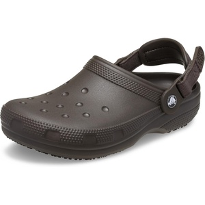 image:imageCrocs UnisexAdult Classic Work Clogs  Enclosed Toe  Slip Resistant  All Day ComfortDark Cocoa