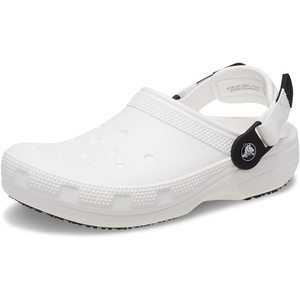 image:imageCrocs UnisexAdult Classic Work Clogs  Enclosed Toe  Slip Resistant  All Day ComfortWhite