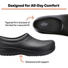 image:imageCrocs Adult On The Clock Clogs Slip On Slip Resistant Work ShoesBlack