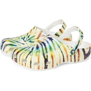 image:imageCrocs UnisexAdult Classic Clog  Seasonal Graphic  Casual ShoesMultiGreen Tie Dye