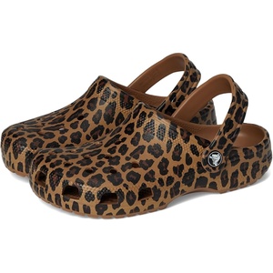 image:imageCrocs UnisexAdult Classic Clog  Seasonal Graphic  Casual ShoesSepiaLeopard