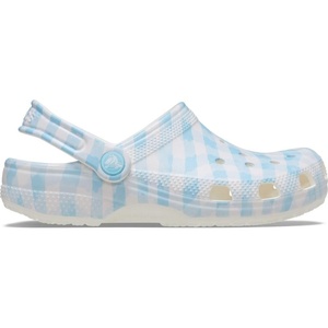 image:imageCrocs UnisexAdult Classic Clog  Seasonal Graphic  Casual ShoesWhiteBlue 1